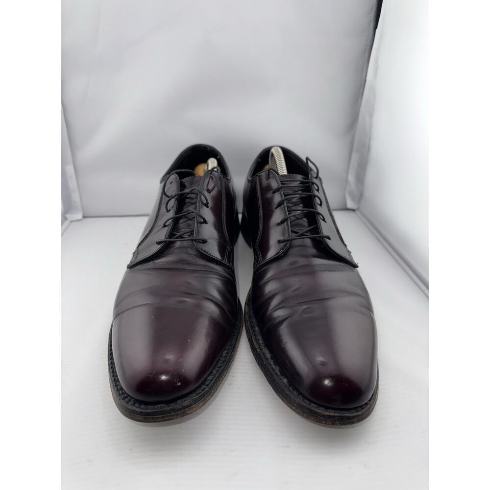 The Florsheim Dress Shoes 12 Burgundy Leather Lace Up Formal Comfort Business - Picture 2 of 14